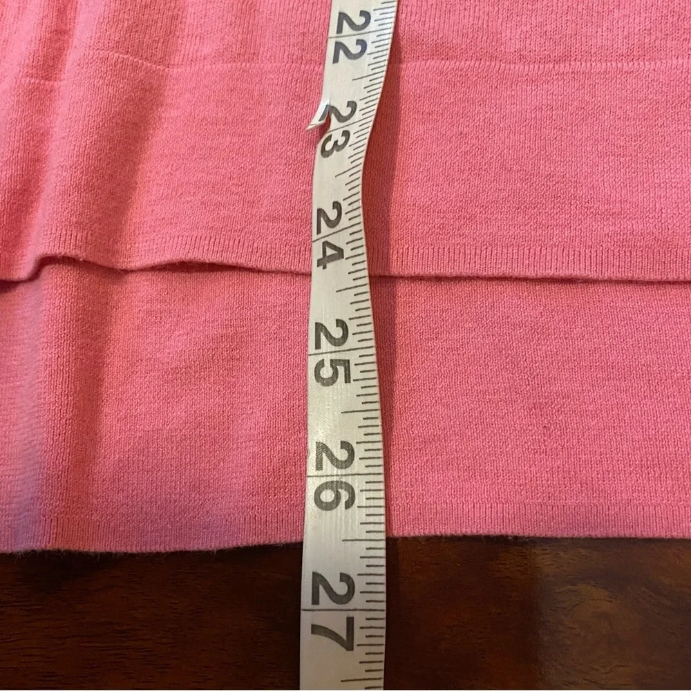 J. Crew Cotton Women's V-Neck Pink oversized Sweater
